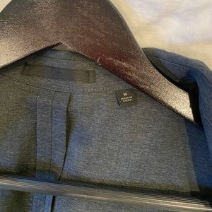 Uniqlo Mens Stretch wool slim fit jacket - Gray - Size Medium